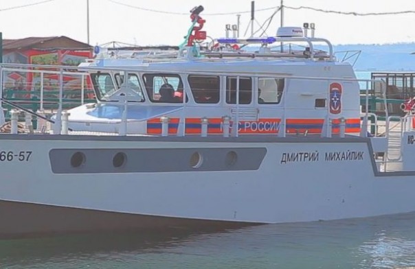 В Керчи спустили на воду новый катер для МЧС России В Керчи спустили на воду новый катер для МЧС России