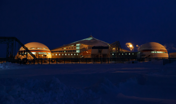 Минобороны показало уникальную военную базу "Арктический трилистник" Минобороны показало уникальную военную базу "Арктический трилистник"