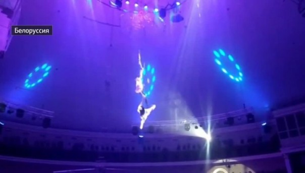 В Минске российская гимнастка упала из-под купола цирка