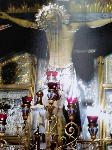 Крест Господень на Голгофе: Спаситель отверз очи