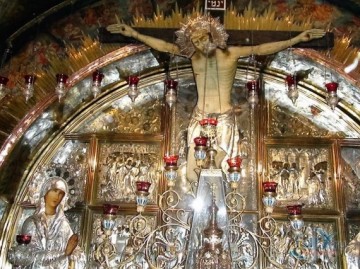 Крест Господень на Голгофе: Спаситель отверз очи