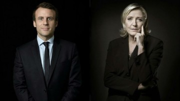 Теледебаты между Макроном и Ле Пен