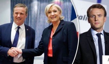 Марина вперёд! Ле Пен и Дюпон - Эньян образовали коалицию,исход выборов непредсказуем