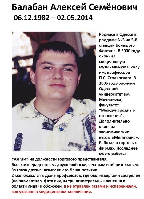 Три года Одесской Хатыни (18+)