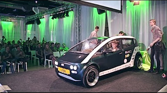 Голландские студенты представили автомобиль из травы