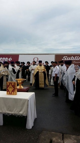 Торжественная церемония освящения круизного лайнера «Князь Владимир» прошла в Сочи