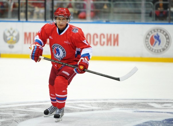 Весенний хоккей с Владимиром Путиным