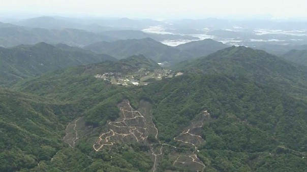 Позиции систем заатмосферного перехвата ракет THAAD в южнокорейской провинции Кенсан-Намдо