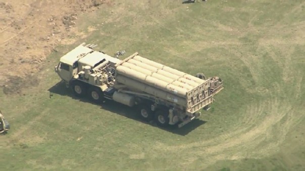 Позиции систем заатмосферного перехвата ракет THAAD в южнокорейской провинции Кенсан-Намдо Позиции систем заатмосферного перехвата ракет THAAD в южнокорейской провинции Кенсан-Намдо