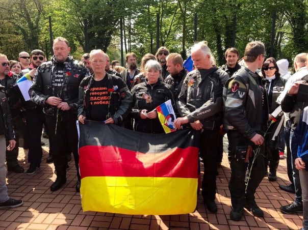 "Ночные волки" прибыли в Прагу "Ночные волки" прибыли в Прагу