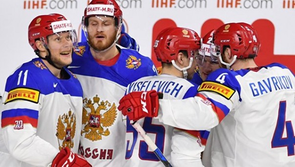 Российские хоккеисты разгромили Италию на чемпионате мира