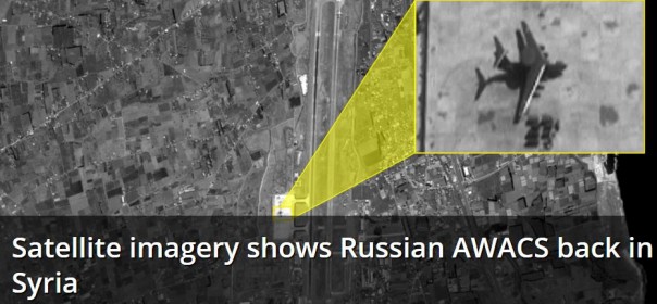 В сеть утекли фото замеченного на авиабазе в Сирии российского А-50 В сеть утекли фото замеченного на авиабазе в Сирии российского А-50