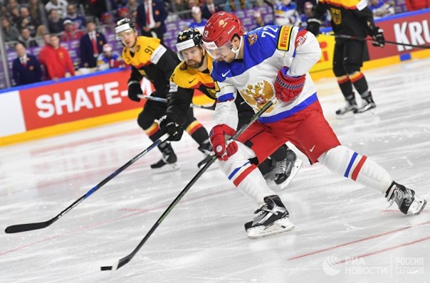 Сборная России обыграла немцев в матче группового этапа чемпионата мира Сборная России обыграла немцев в матче группового этапа чемпионата мира