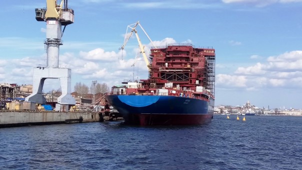 Уникальный проект «Арктика» 22220 : в сеть попали новые фото строительства Уникальный проект «Арктика» 22220 : в сеть попали новые фото строительства