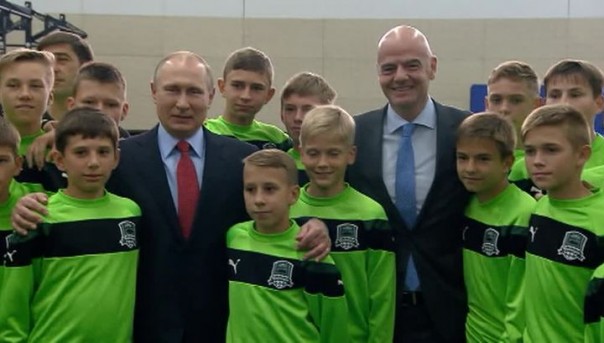 Путин на заседании Совета при Президенте РФ по развитию физической культуры и спорта. Встреча с президентом ФИФА Джанни Инфантино