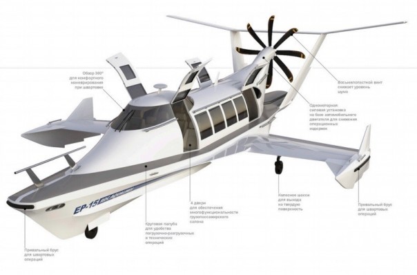 В России создадут 15-местные экранопланы для зарубежных покупателей В России создадут 15-местные экранопланы для зарубежных покупателей