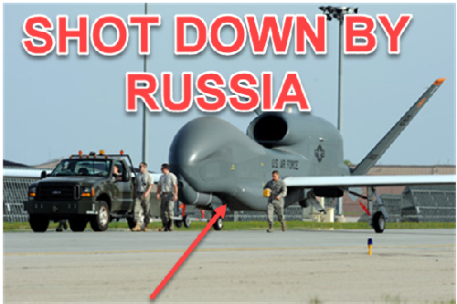 Российская С-300 сбила американский большой беспилотник EQ-4 Global Hawk?