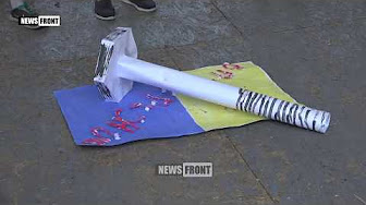 Молодежь ЛНР положила полутораметровый болт на конституцию Украины