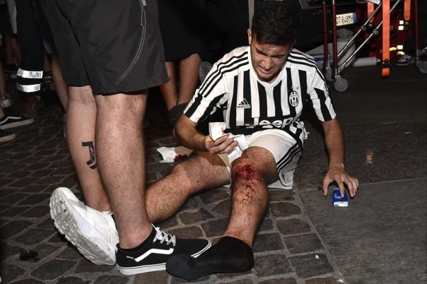 Около 600 человек пострадали в давке на финальном матче Лиги чемпионов