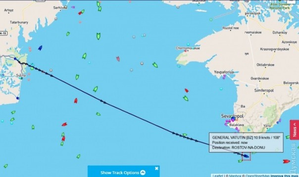 СМИ: украинский круизный лайнер вместо Одессы взял курс на Ростов-на-Дону СМИ: украинский круизный лайнер вместо Одессы взял курс на Ростов-на-Дону