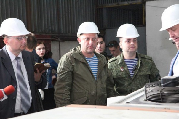 Глава ДНР принял участие в открытии завода по выпуску сварочных материалов специального назначения