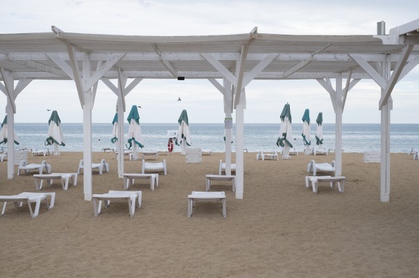 Пустые пляжи Крыма с квадрокоптера Пустые пляжи Крыма с квадрокоптера