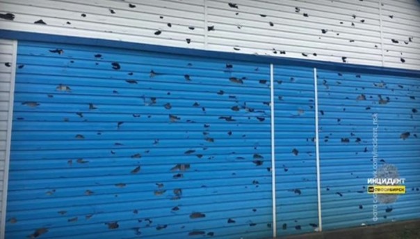 В Хакасии выпал град размером с куриное яйцо