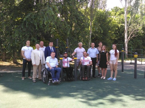 В Крыму начали строительство спортплощадок для людей с ограниченными возможностями