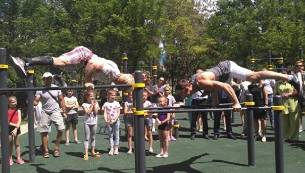 В Крыму начали строительство спортплощадок для людей с ограниченными возможностями