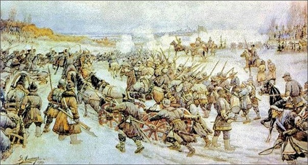 восьменская битва в истории тульской области. 1498621438 e news.su lister. восьменская битва в истории тульской области фото. восьменская битва в истории тульской области-1498621438 e news.su lister. картинка восьменская битва в истории тульской области. картинка 1498621438 e news.su lister. Царь Василий Шуйский получил в Серпухове донесение о том, что крестьянско-казацкое войско, двигавшееся по серпуховской дороге, повернуло на Каширу. На основании донесения царь «послал тотчас» в Каширу на усиление полка Голицына «ис Серпухова голов с сотнями». К этому времени к каширскому полку присоединились и рязанцы во главе с князем Лыковым. Боярское войско выступило из Каширы навстречу Болотникову, форсировало Оку по «Сенькиным бродам» и остановилось на р. Беспуте (в 15 км от Каширы), заняв позицию у устья р. Восьмы, впадающей в р. Беспуту. Главные силы (боярские полки и сотни стрелецкие) расположились на правом берегу Восьмы, рязанцы же находились на ее левом берегу, составляя резерв. восьменская битва в истории тульской области. 1498621438 e news.su lister. восьменская битва в истории тульской области фото. восьменская битва в истории тульской области-1498621438 e news.su lister. картинка восьменская битва в истории тульской области. картинка 1498621438 e news.su lister. Царь Василий Шуйский получил в Серпухове донесение о том, что крестьянско-казацкое войско, двигавшееся по серпуховской дороге, повернуло на Каширу. На основании донесения царь «послал тотчас» в Каширу на усиление полка Голицына «ис Серпухова голов с сотнями». К этому времени к каширскому полку присоединились и рязанцы во главе с князем Лыковым. Боярское войско выступило из Каширы навстречу Болотникову, форсировало Оку по «Сенькиным бродам» и остановилось на р. Беспуте (в 15 км от Каширы), заняв позицию у устья р. Восьмы, впадающей в р. Беспуту. Главные силы (боярские полки и сотни стрелецкие) расположились на правом берегу Восьмы, рязанцы же находились на ее левом берегу, составляя резерв.