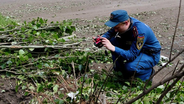 Опровержение: Часть здания университета торговли в Донецке обрушилась из-за подмыва несущей конструкции