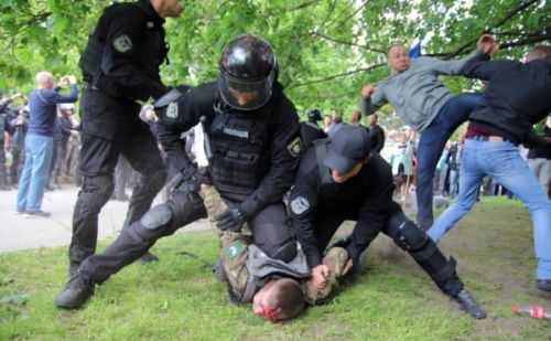 На Украине опять избили участников АТО