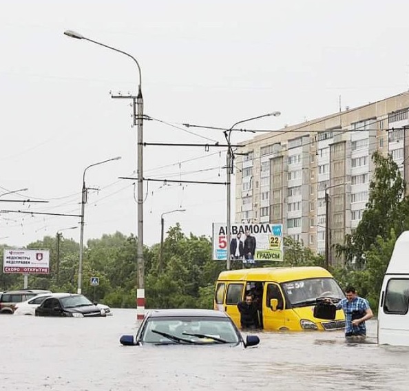 Хроника страшного ливня в Ульяновской области в фотографиях и видео жителей
