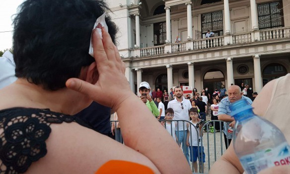 "Марш грузин" vs. "Европейская Грузия"