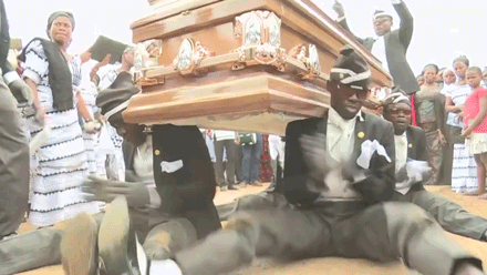 Танцоры из Ганы доказали, что похороны — это весело и стильно (видео)