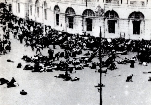 100-летие первого "демократического" расстрела