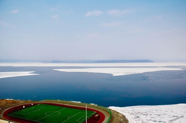 Самое красивое футбольное поле в России