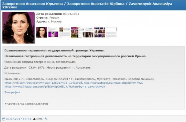 Дмитрий Дюжев стал 999-м российским артистом, внесённым в базу сайта «Миротворец» Дмитрий Дюжев стал 999-м российским артистом, внесённым в базу сайта «Миротворец»