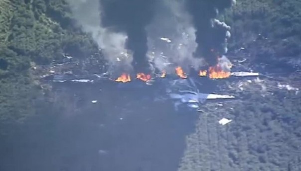 Крушение военного самолета в штате Миссисипи: есть жертвы