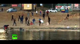 Видео: Момент убийства борца Юрия Власко на побережье Байкала и признательные показания подозреваемого в убийстве