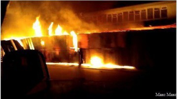 В Северодонецке «АТОшники» подожгли центральный рынок