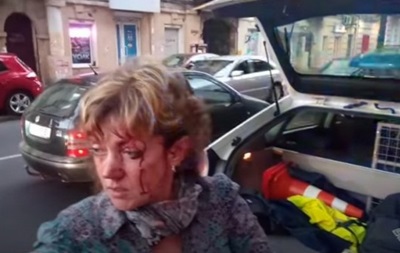 В Одессе избили породистую укроактивистку