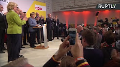 Пресс-конференция Ангелы Меркель и Мартина Шульца по предварительным итогам парламентских выборов в Германии