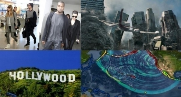 В Калифорнии ждут Мать Всех Землетрясений. Звезды Голливуда тайно покидают Лос-Анджелес.