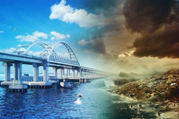 Тектонический разлом: украинский депутат заявил, что Керченский мост долго не простоит