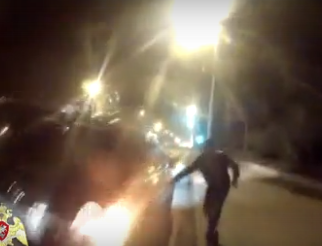 Опубликовано видео перестрелки бойцов Росгвардии и сутенёров под Красноярском