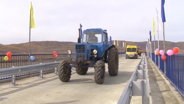 В Бурятии построили новый мост на деньги "Платона"