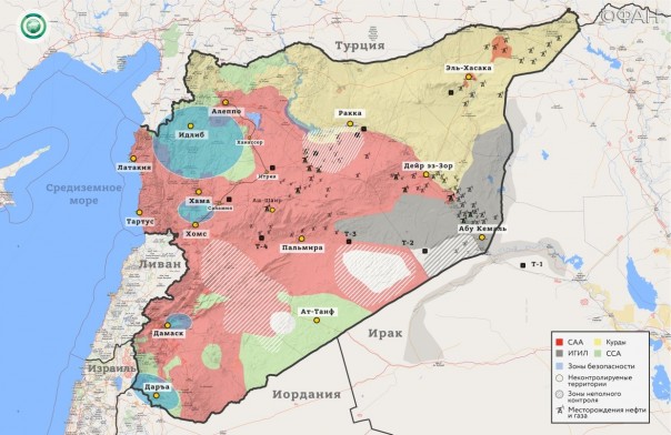 23 октября 2017. Военная обстановка в Сирии. Поддерживаемые США силы заняли крупнейшее месторождение,  в Идлибе ликвидирован командир «Тахрир аш-Шам»