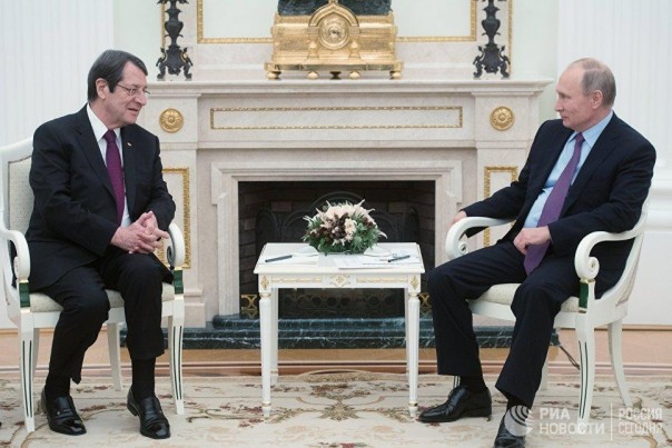 Владимир Путин обсудил с главой Кипра войну на Донбассе и сирийский конфликт. Пресс-конференция Владимира Путина и президента Кипра