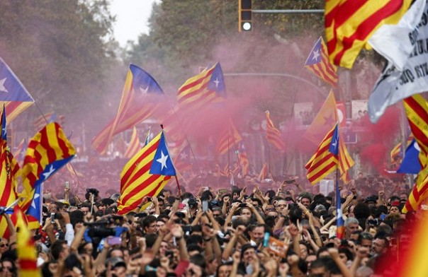 Страны ЕС против независимости Каталонии